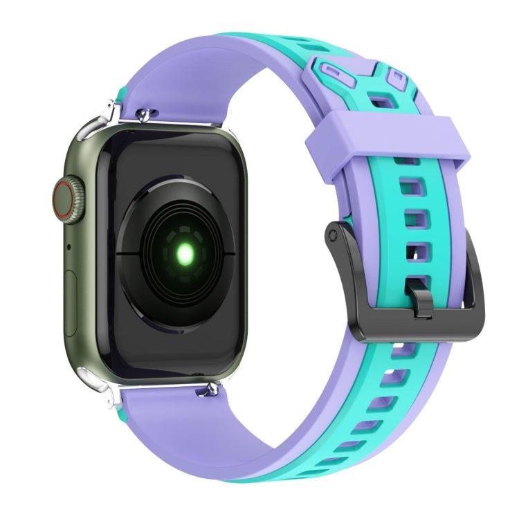 Two-Color Silicone Watchband For Apple Watch Series