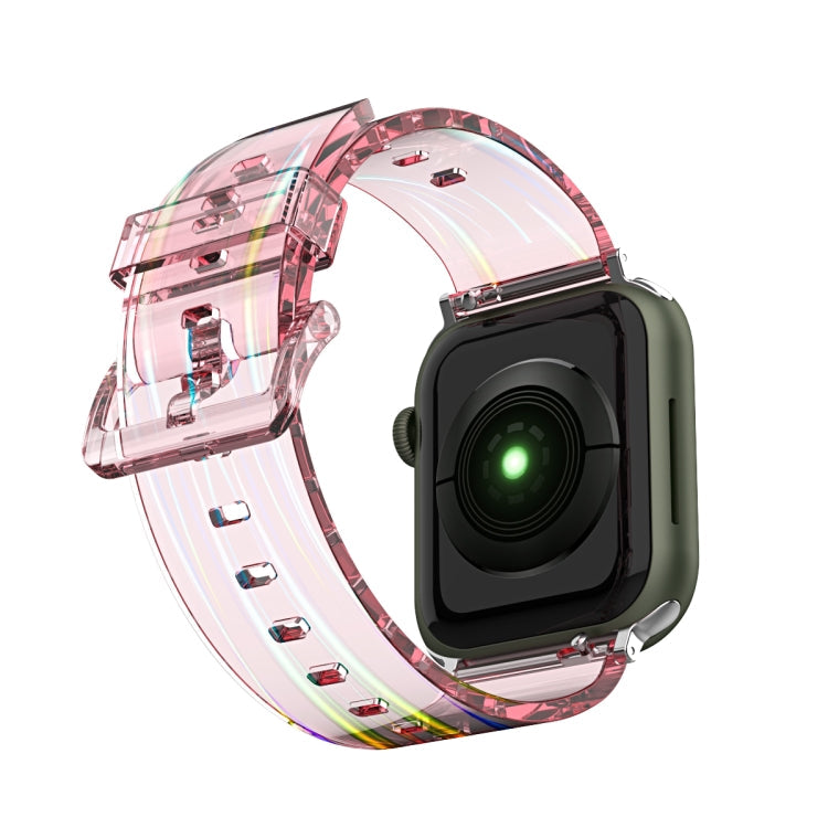 Aurora Transparent Silicone Watchband For Apple Watch Series