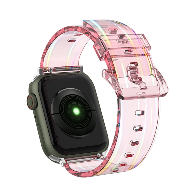 Aurora Transparent Silicone Watchband For Apple Watch Series