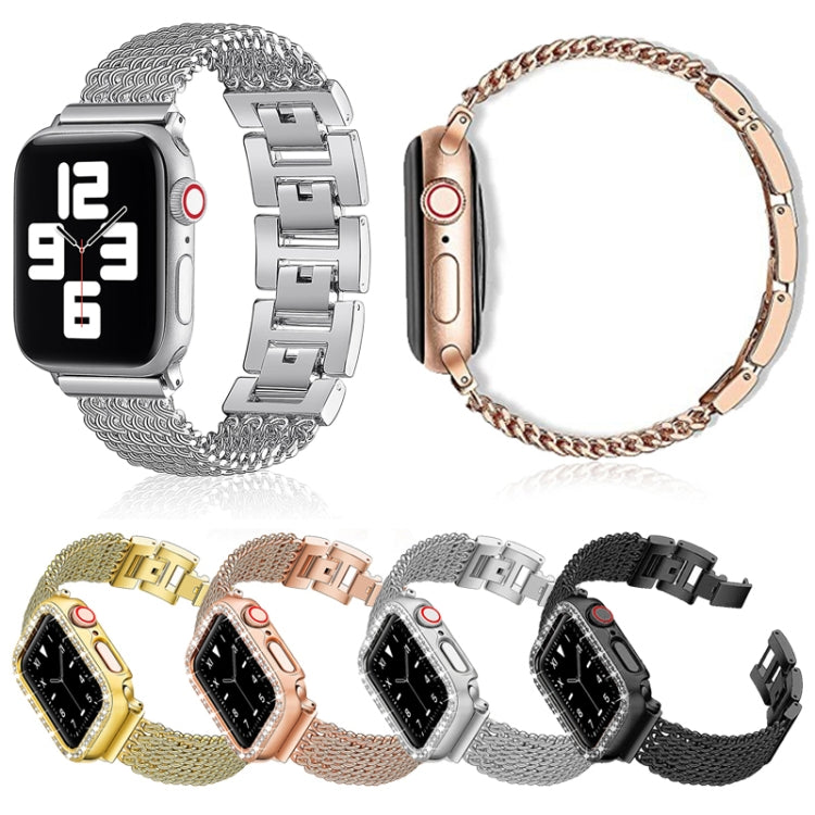 Thin Chain Steel Watchband For Apple Watch Series