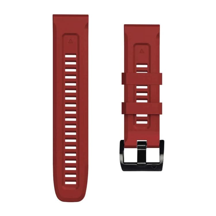 Black Buckle Silicone Watchband