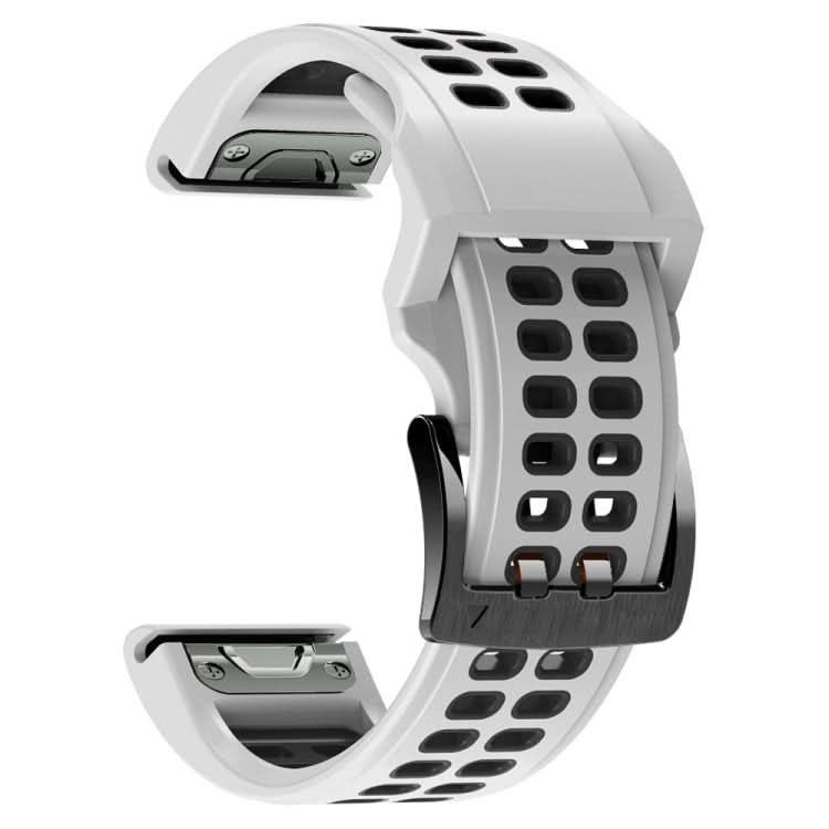 Quick Release Double Row Silicone Watchband