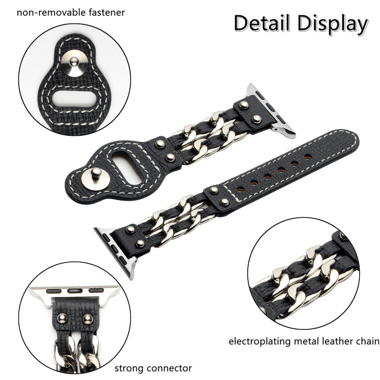 Genuine Leather Watchband For Apple Watch Series