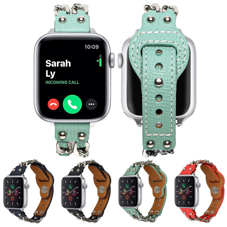 Genuine Leather Watchband For Apple Watch Series