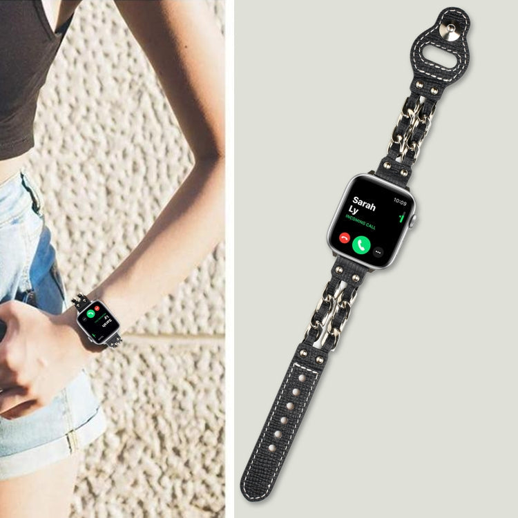 Genuine Leather Female Style Watchband For Apple Watch Series