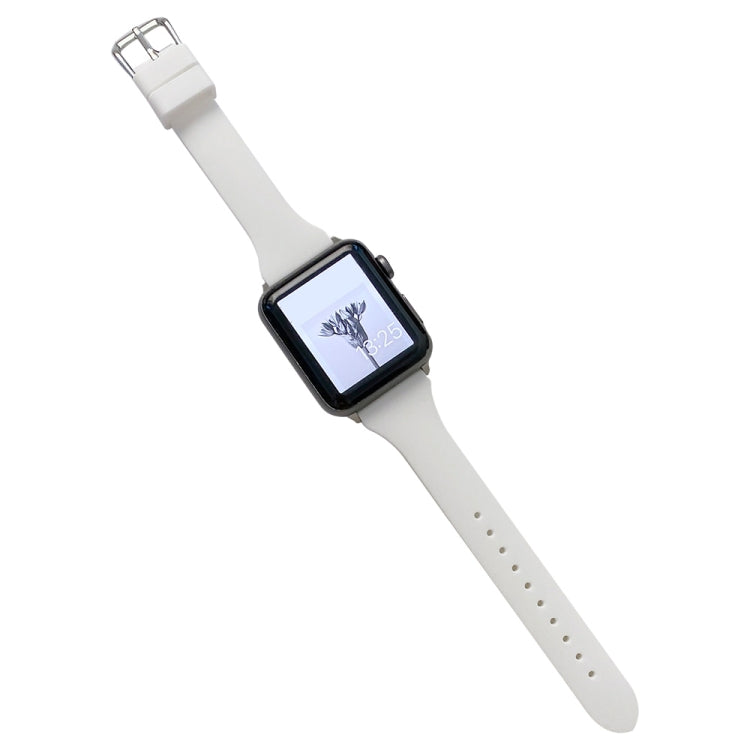 Small Waist Silicone Watchband For Apple Watch Series