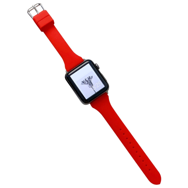 Small Waist Silicone Watchband For Apple Watch Series