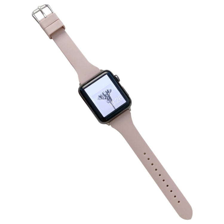 Small Waist Silicone Watchband For Apple Watch Series