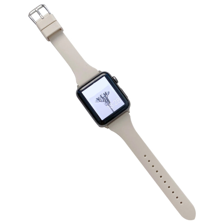 Small Waist Silicone Watchband For Apple Watch Series