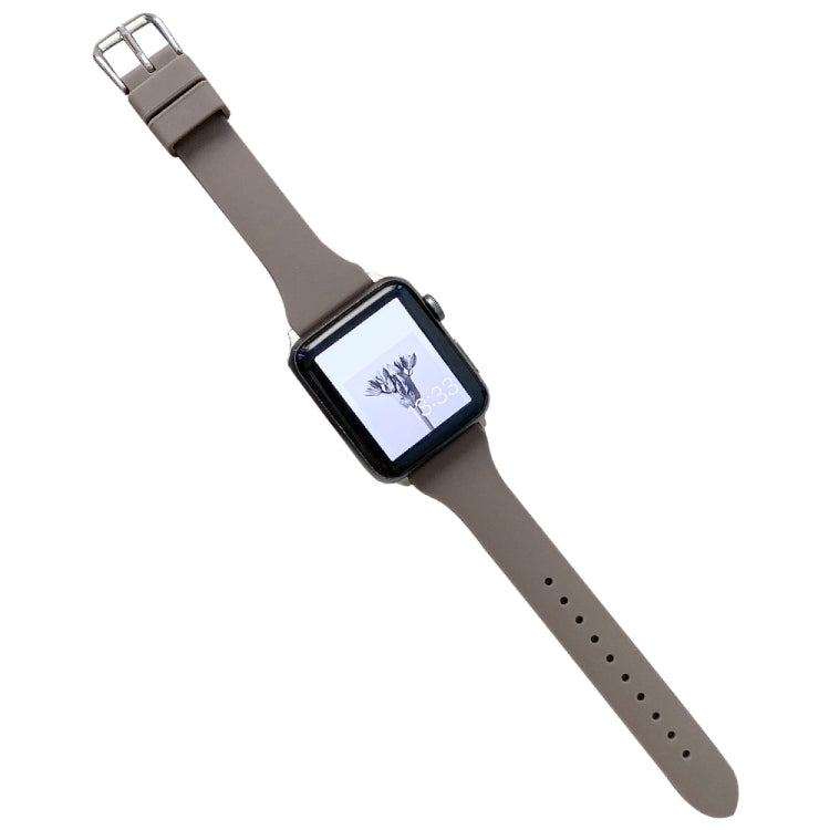 Small Waist Silicone Watchband For Apple Watch Series