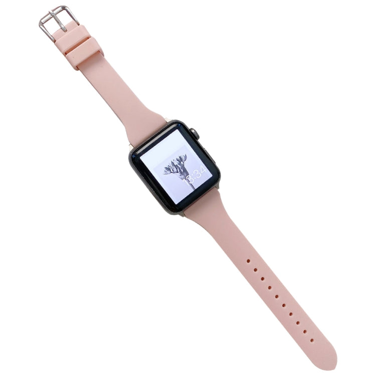 Small Waist Silicone Watchband For Apple Watch Series