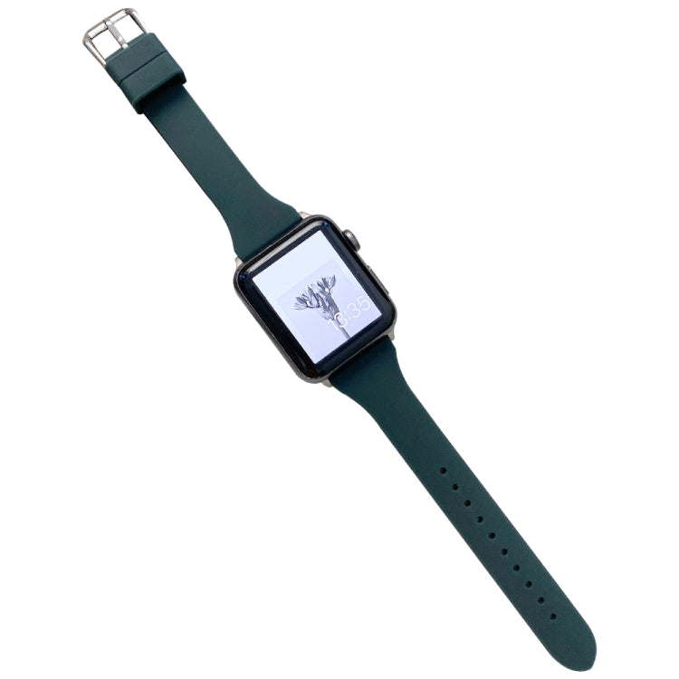 Small Waist Silicone Watchband For Apple Watch Series