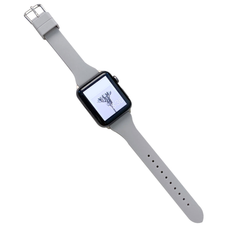 Small Waist Silicone Watchband For Apple Watch Series