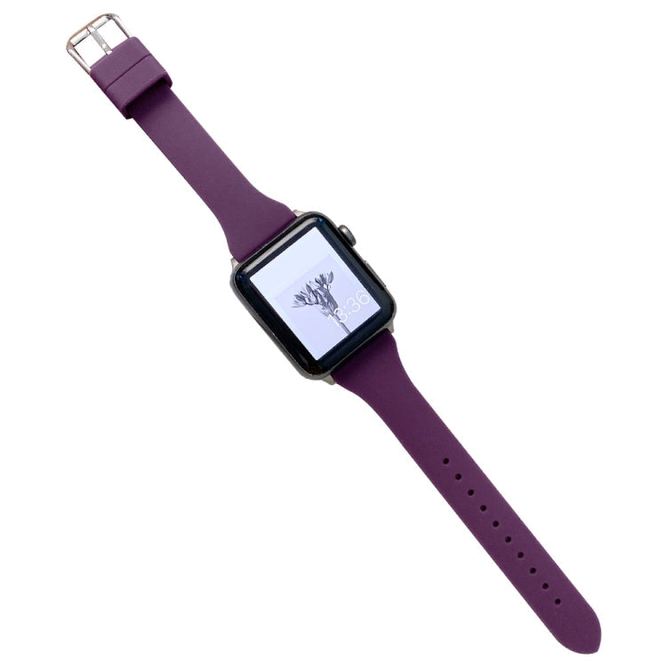 Small Waist Silicone Watchband For Apple Watch Series