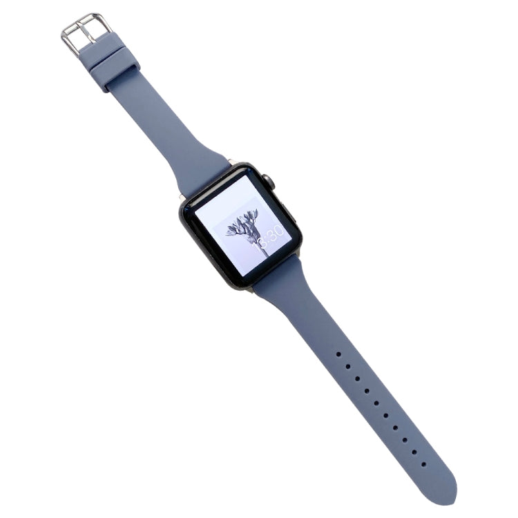 Small Waist Silicone Watchband For Apple Watch Series