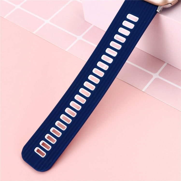 Two-color Silicone Watchband For Apple Watch Series