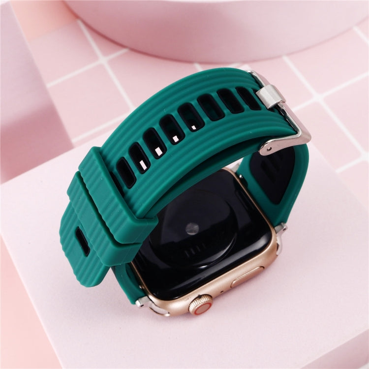 Two-color Silicone Watchband For Apple Watch Series