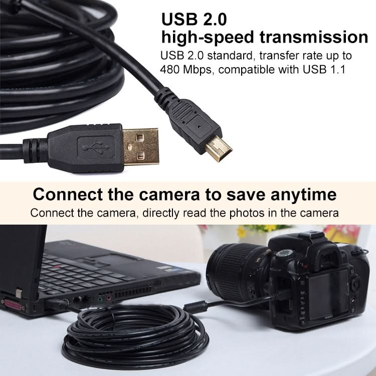 Mini 5 Pin to USB 2.0 Camera Extension Data Cable My Store