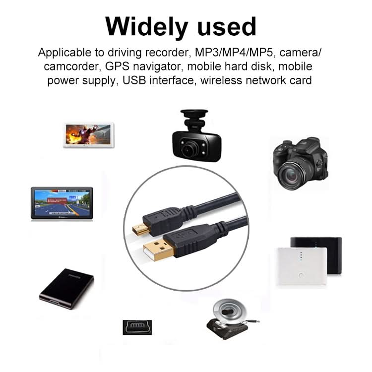 Mini 5 Pin to USB 2.0 Camera Extension Data Cable My Store