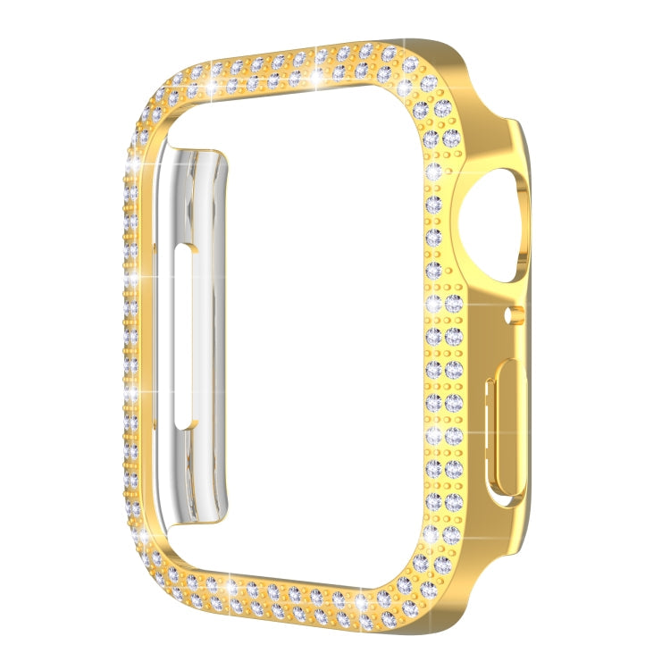 Double-Row Diamond PC Watch Case For Apple Watch Series