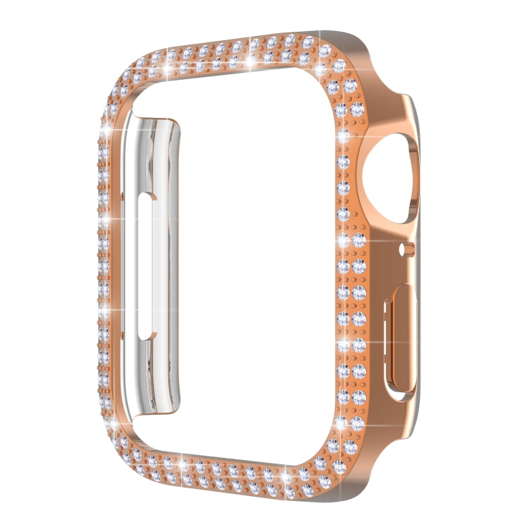 Double-Row Diamond PC Watch Case For Apple Watch Series