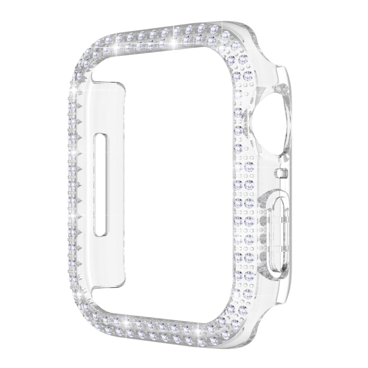 Double-Row Diamond PC Watch Case For Apple Watch Series