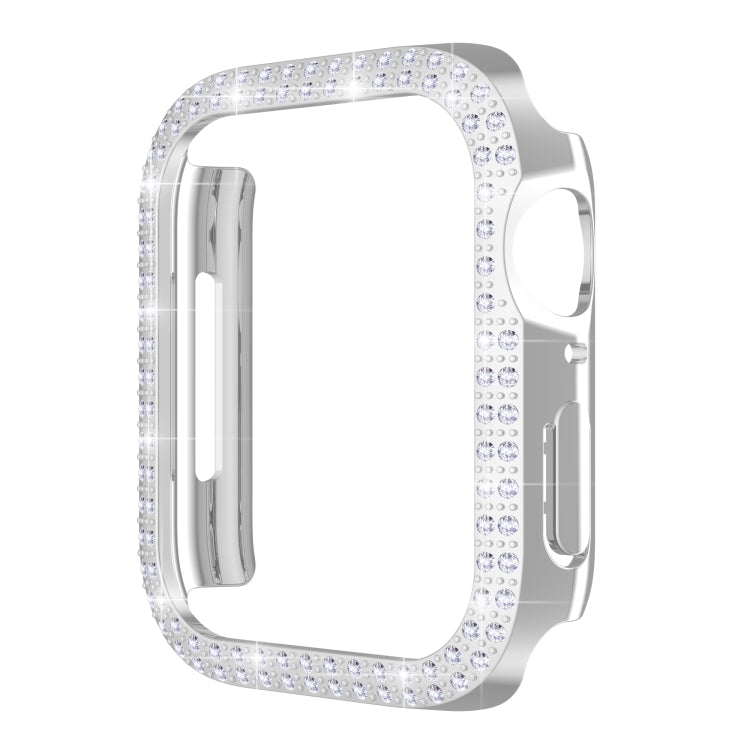 Double-Row Diamond PC Watch Case For Apple Watch Series