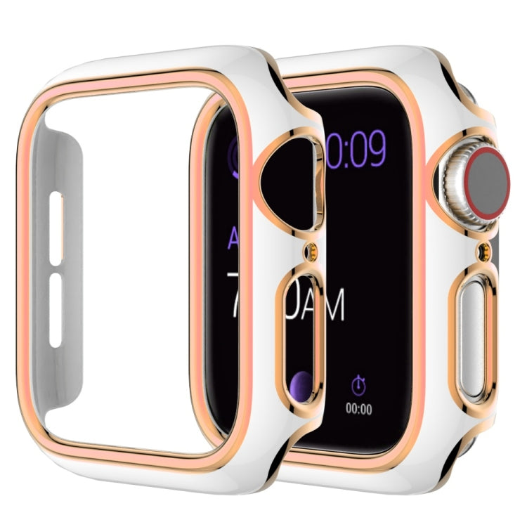 Two-color Electroplating PC Watch Case For Apple Watch Series