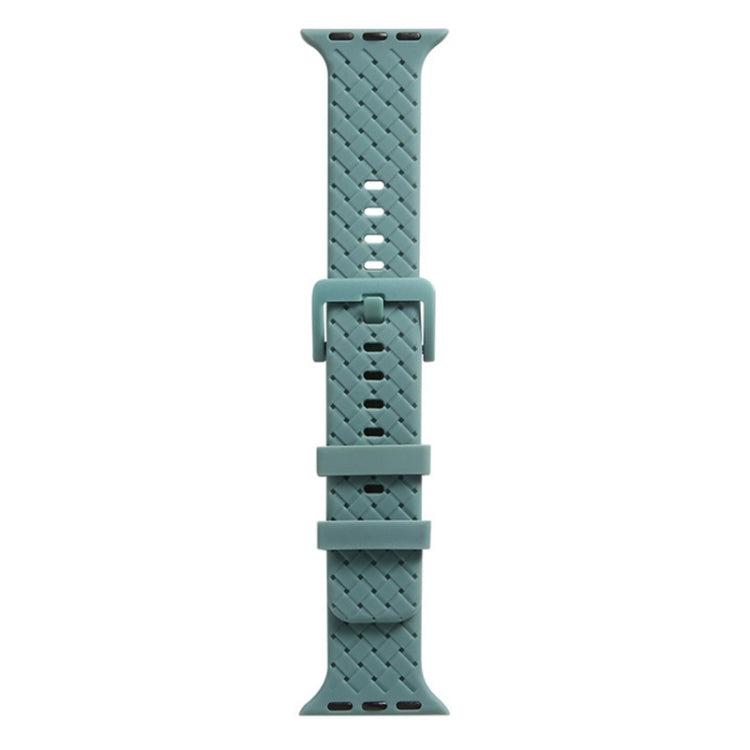 Braided Texture Silicone Watchband For Apple Watch Series