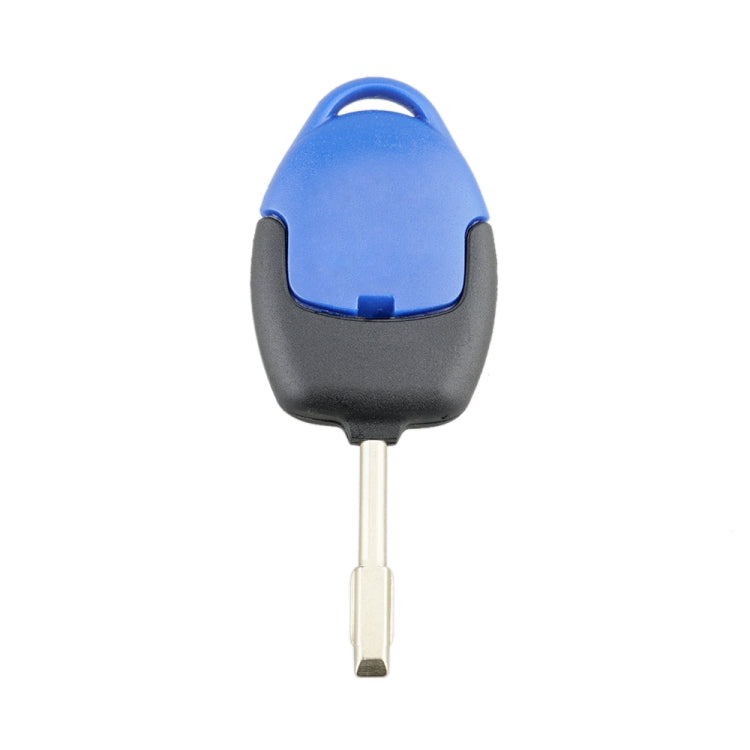 Straight Car Key Shell Round Embryo Metal Embryo Length 35mm for Ford Transit 3-button