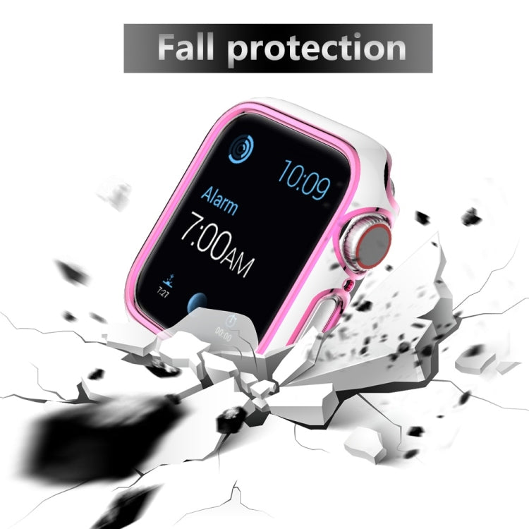 Two-color Electroplating PC Watch Case For Apple Watch Series