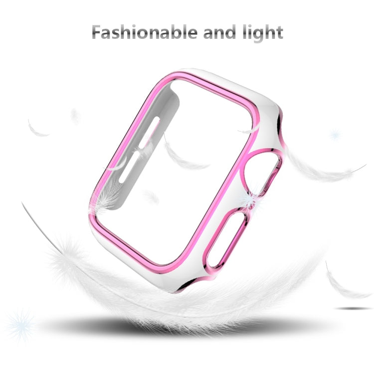 Two-color Electroplating PC Watch Case For Apple Watch Series