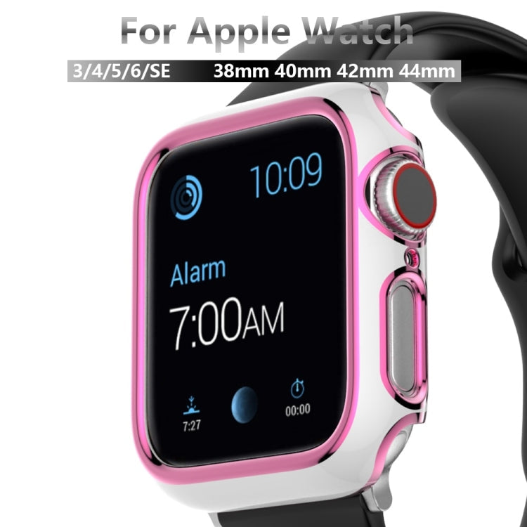 Two-color Electroplating PC Watch Case For Apple Watch Series