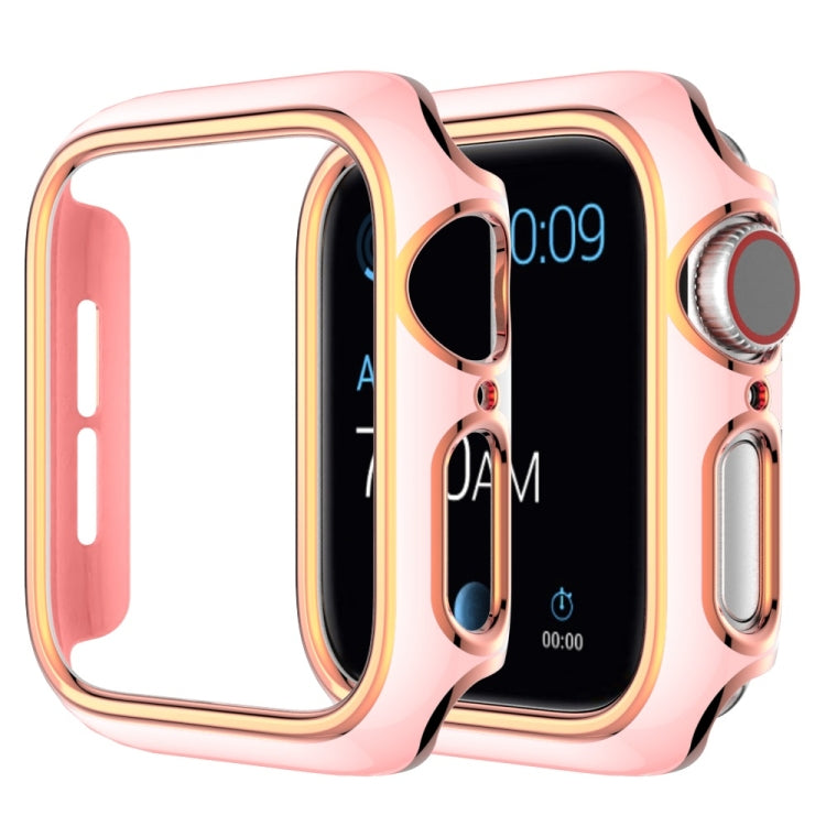 Two-color Electroplating PC Watch Case For Apple Watch Series