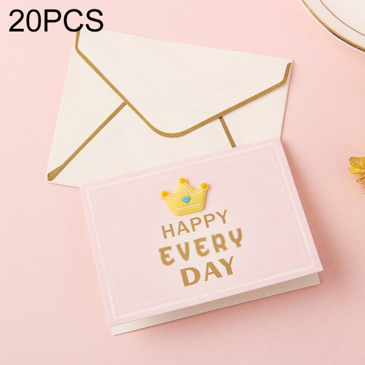 20 PCS 3D Holiday Blessing And Thanksgiving Card with Envelope