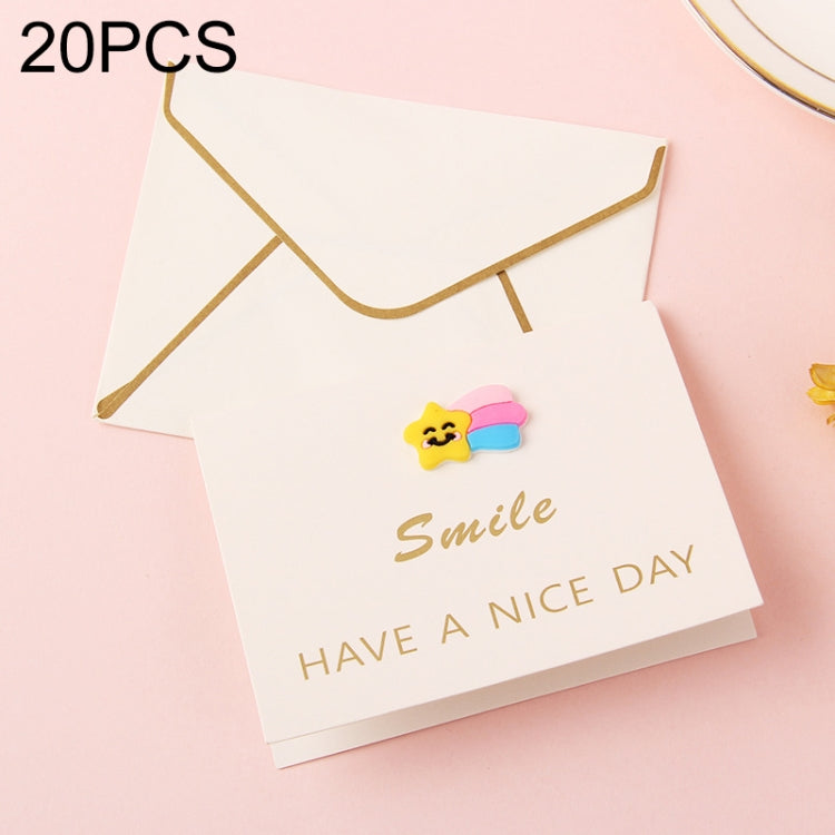 20 PCS 3D Holiday Blessing And Thanksgiving Card with Envelope