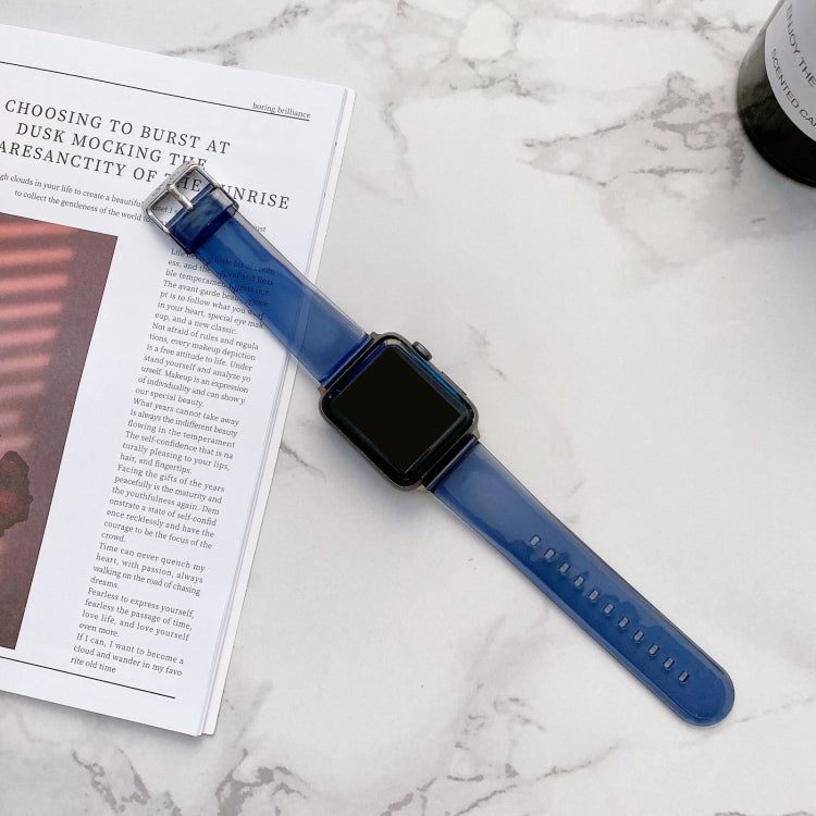 Jelly Transparent Watchband For Apple Watch Series