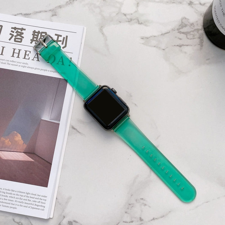 Jelly Transparent Watchband For Apple Watch Series