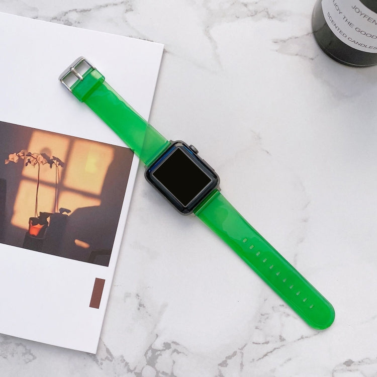 Jelly Transparent Watchband For Apple Watch Series