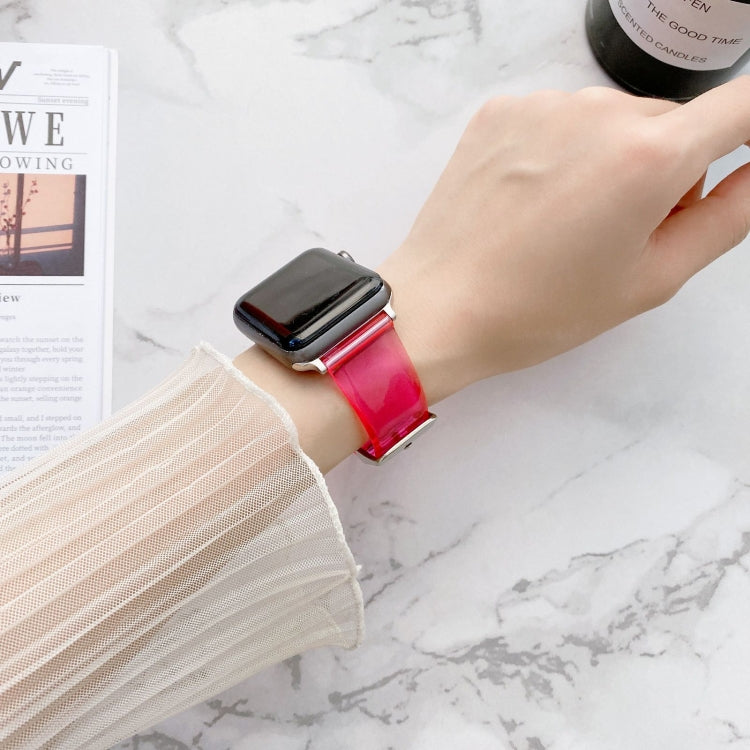 Jelly Transparent Watchband For Apple Watch Series