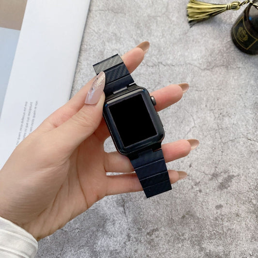 DD29 Carbon Fiber Texture Watchband For Apple Watch Series