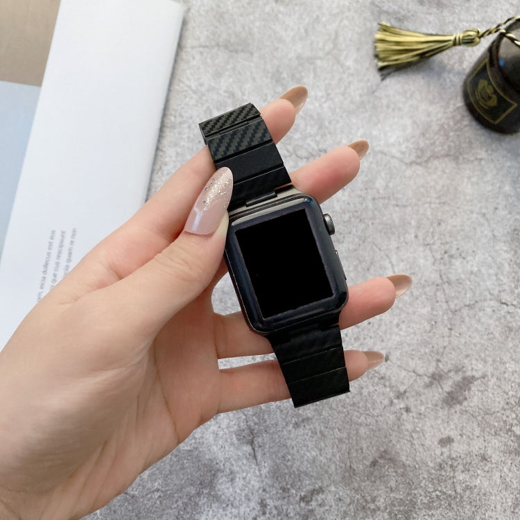 DD29 Carbon Fiber Texture Watchband For Apple Watch Series