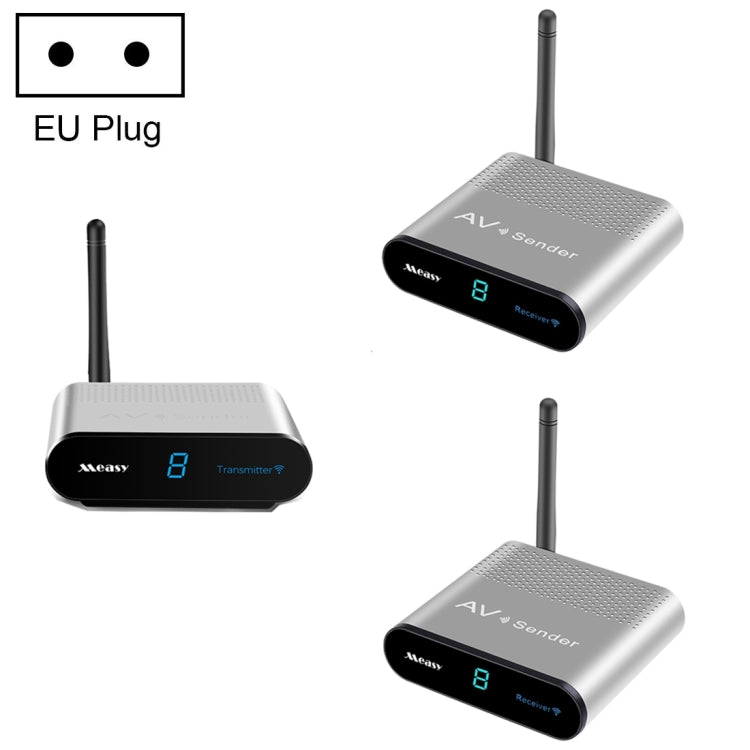 Measy AV530-2 5.8GHz Wireless Audio / Video Transmitter + 2 Receiver, Transmission Distance: 300m,