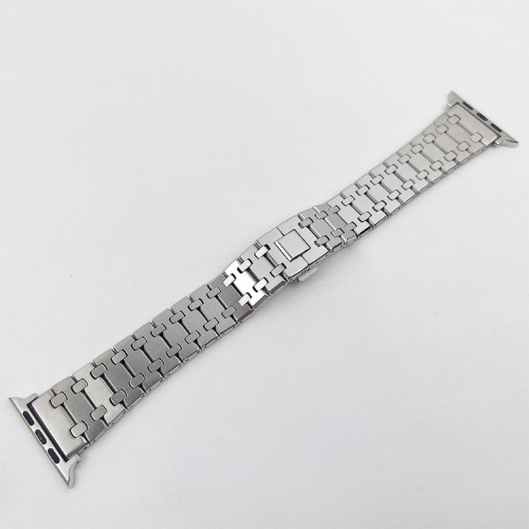 Oak Three Strains Metal Watchband For Apple Watch Series