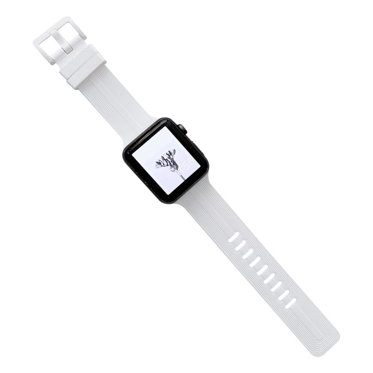 Thread Silicone Watchband For Apple Watch Series