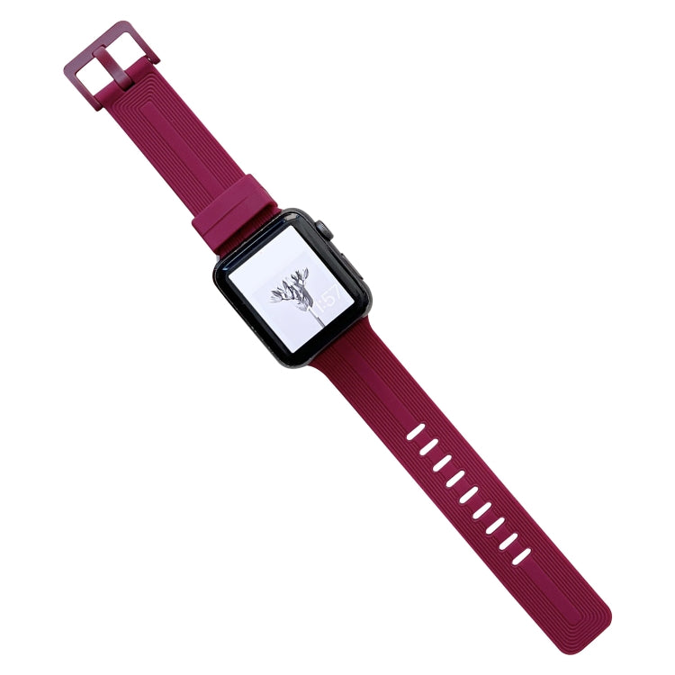 Thread Silicone Watchband For Apple Watch Series