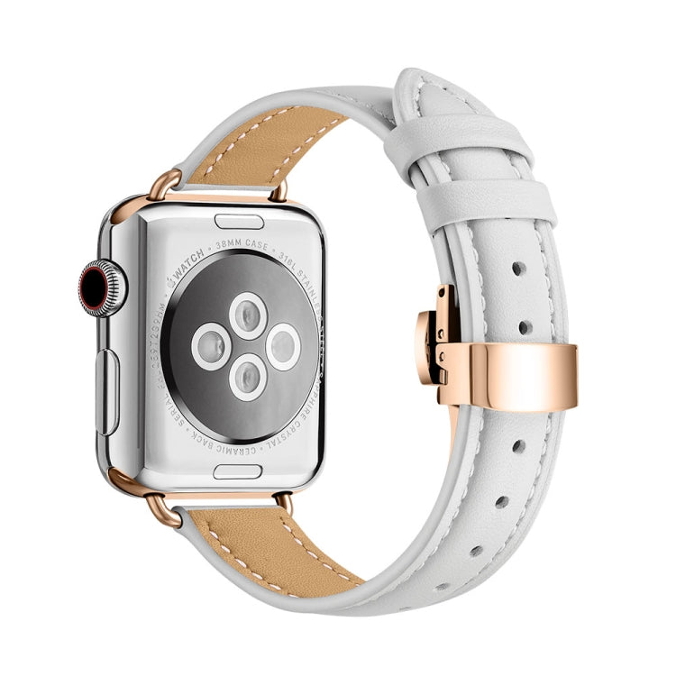 Slimming Butterfly Buckle Watchband For Apple Watch Series, Series 2