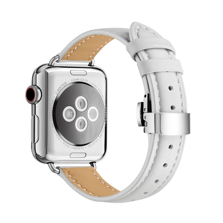 Slimming Butterfly Buckle Watchband For Apple Watch Series, Series 2