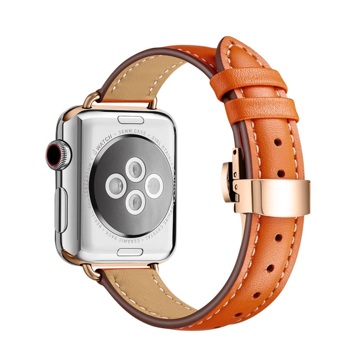 Slimming Butterfly Buckle Watchband For Apple Watch Series, Series 2