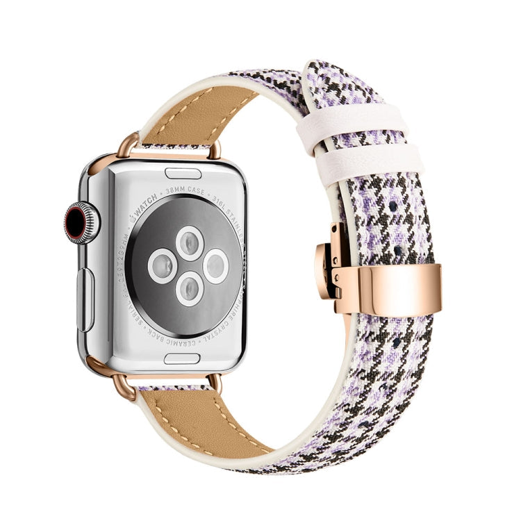 Slimming Butterfly Buckle Watchband For Apple Watch Series, Series 2